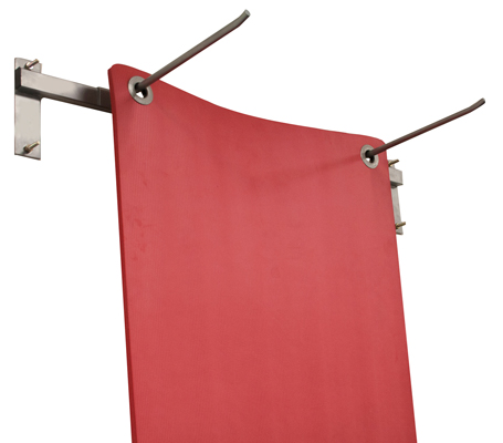 Support mural de tapis de sol