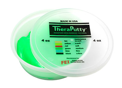[100-662] Pâte à modeler Theraputty (Vert [moyen], 110.00 g (4.00 oz))