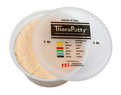 [100-670] Theraputty exercise putty (Tan [xx-light], 0.45 Kg (1.00 lbs))