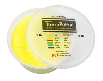 [100-664] Theraputty exercise putty (Yellow [x-light], 0.45 Kg (1.00 lbs))