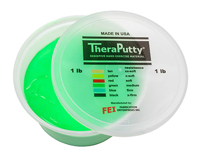 [100-666] Theraputty exercise putty (Green [medium], 0.45 Kg (1.00 lbs))
