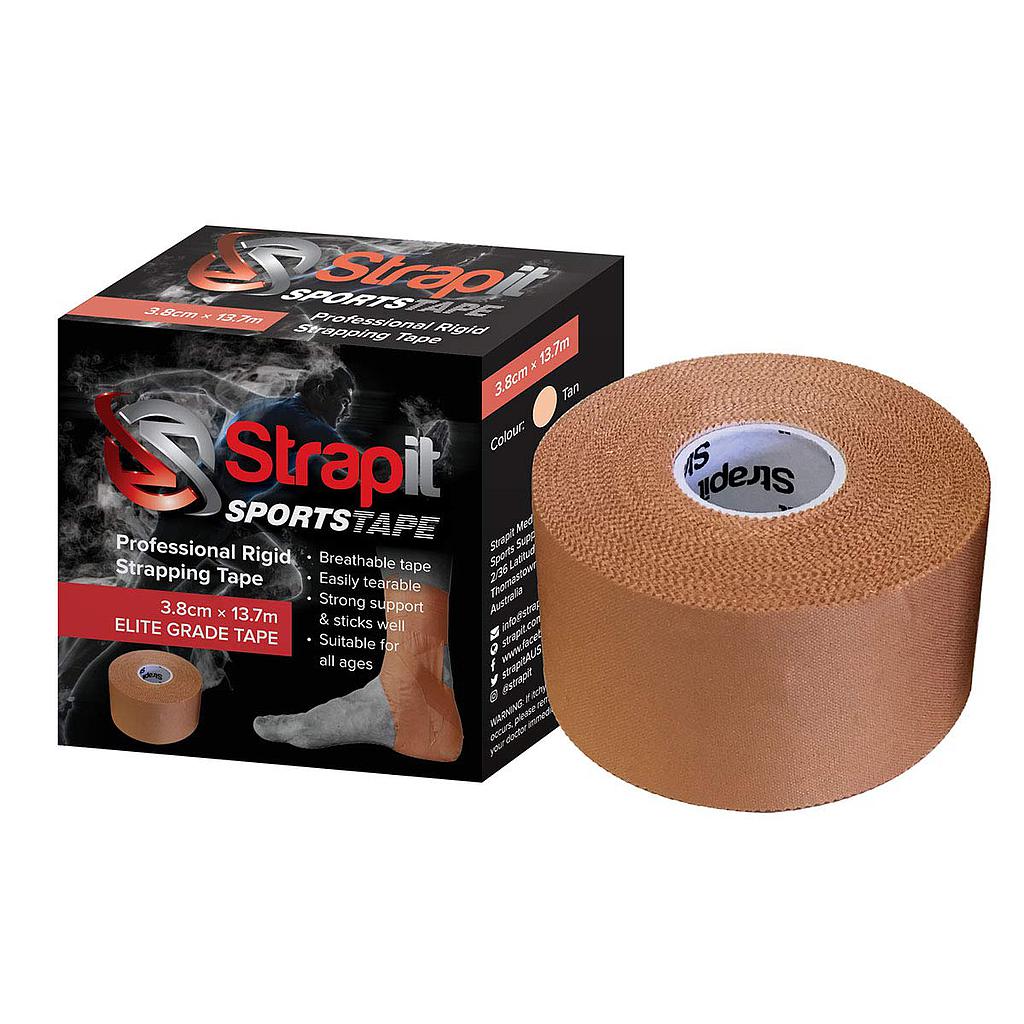 [118-083] Strapit Professional sports strapping tape 3.8 cm  (1.5") - Tan