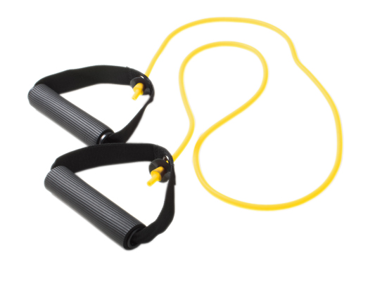 [115-685] Tube d’exercices avec poignées (Jaune, 121.92 cm (48.00"))