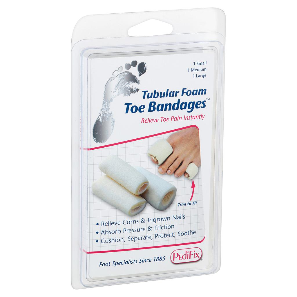 Tubular-Foam toe bandages - Reg.: 11,50$