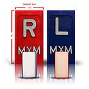 Marqueurs radiographiques 5 cm (2") en plomb auto-adhésifs