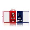 Marqueurs radiographiques 4 cm (1.75&quot;) en plomb auto-adhésifs