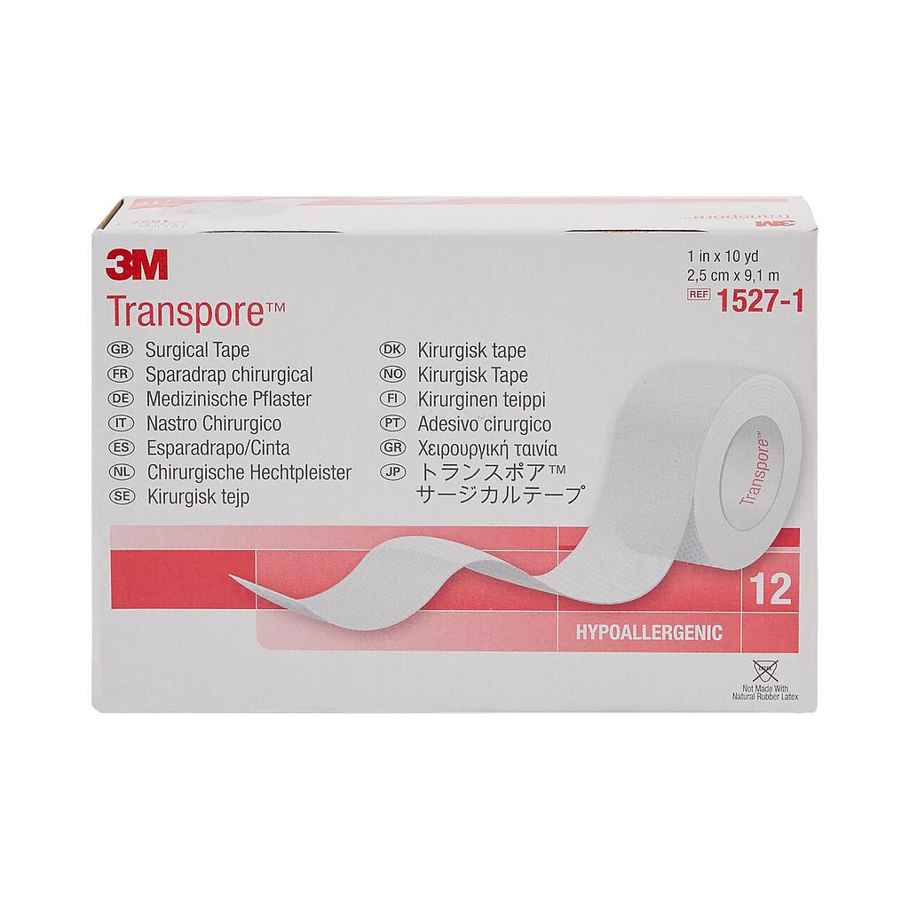 Transpore medical tape - 2.5cm (1")
