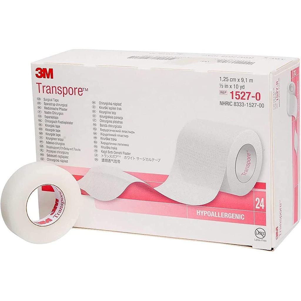 Ruban médical Transpore - 1.25 cm (0,5")