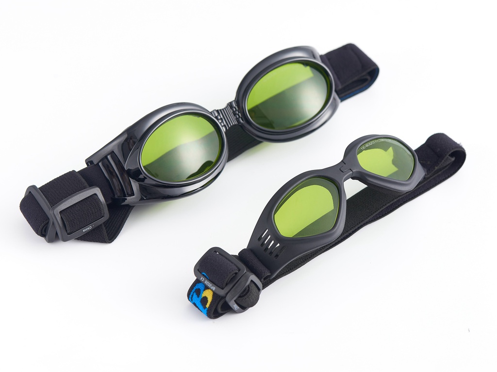 Lunettes de protection laser de haute puissance pour animaux