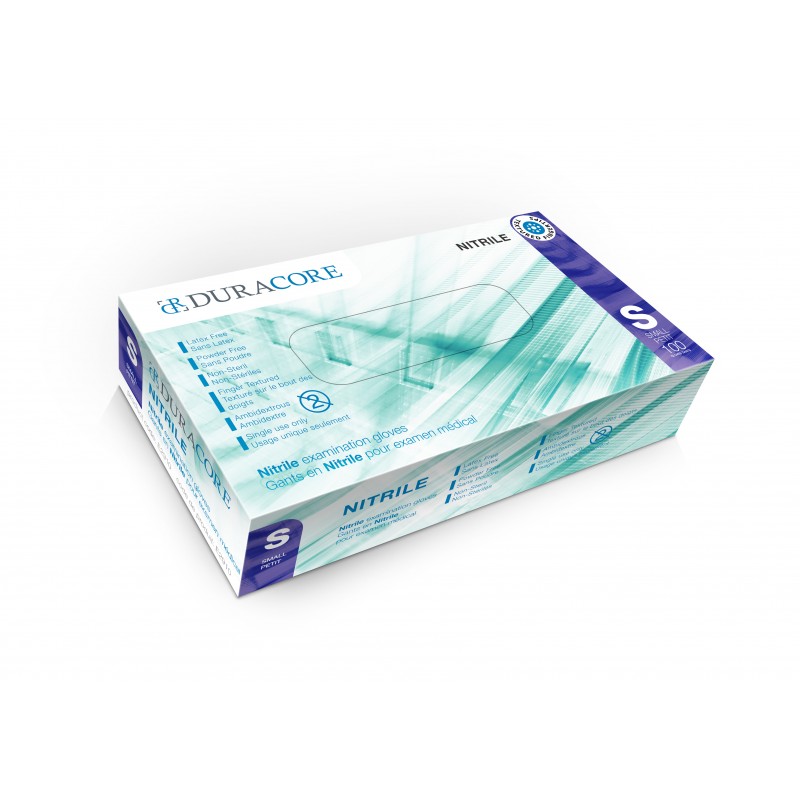 Duracore Nitrile Medical Exam Gloves