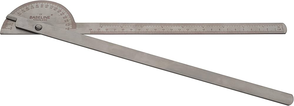 180° Gonzett stainless steel goniometers - 35.56 cm (14.00")