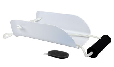 Enfile-bas moulé, poignée à boucle continue - extra large