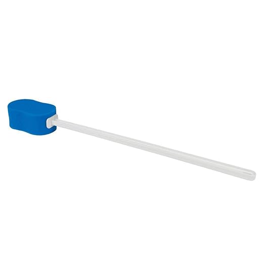Back scrubber, 55 cm (22") straight handle with sponge