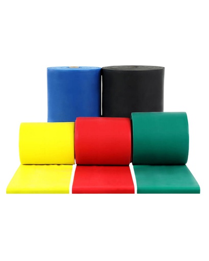 [122-542] Bande d'exercice sans latex - 150' (45 m) (Jaune)