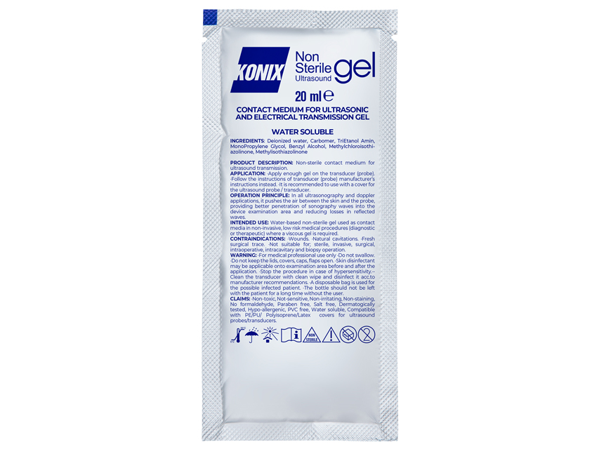 Gel en sachets de 20 ml à usage unique