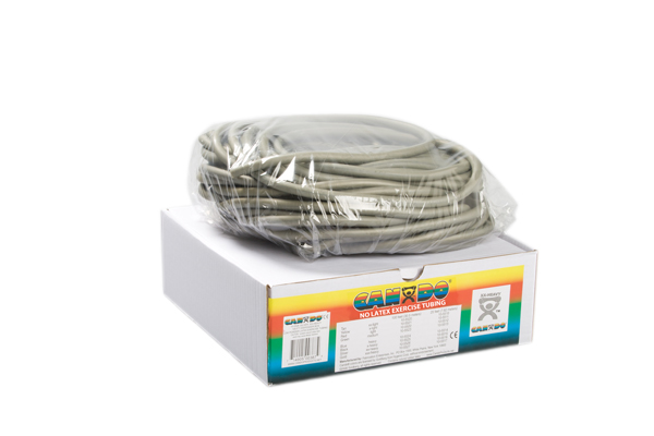 Cando Exercise Tube - Silver 100 feet, Latex-Free - Reg.: 133,75$