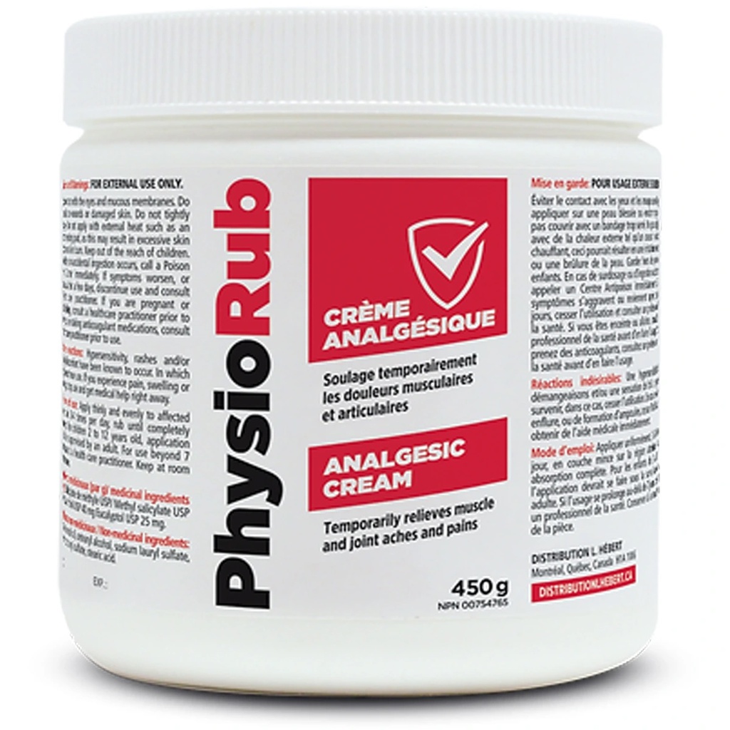 Créme de massage Analgésique PhysioRub - 450g