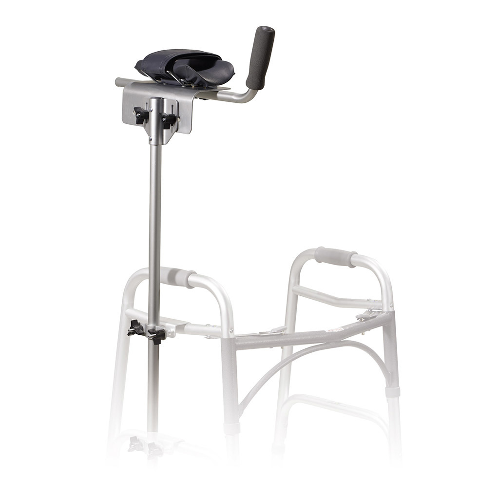 Platform walker/Crutch attachment