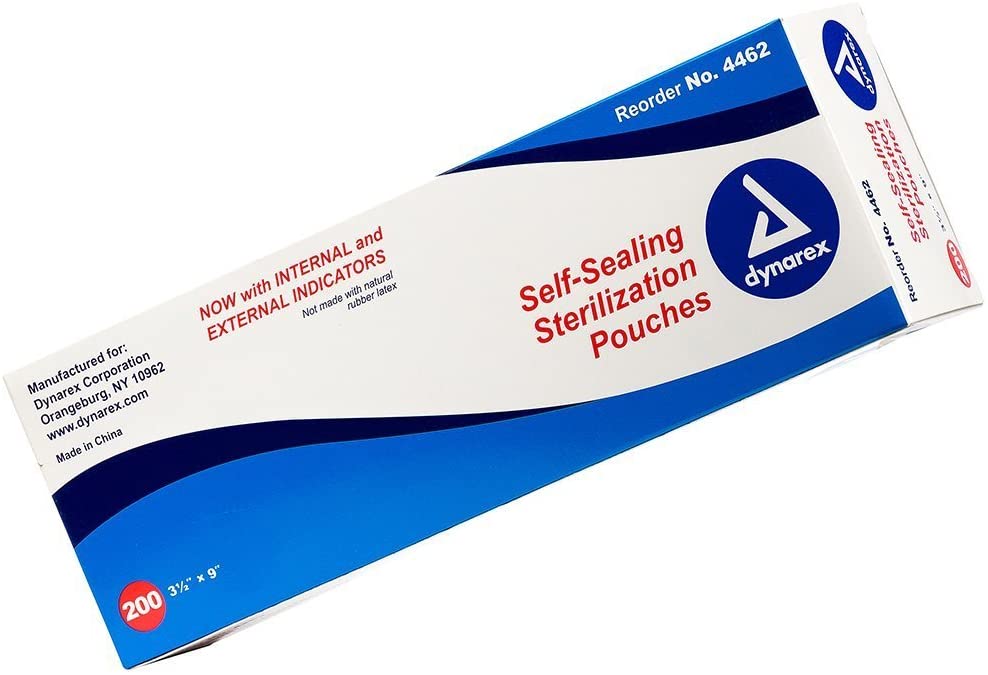 [116-098] Self-sealing strerilization pouches [3.50" x 9.00"]