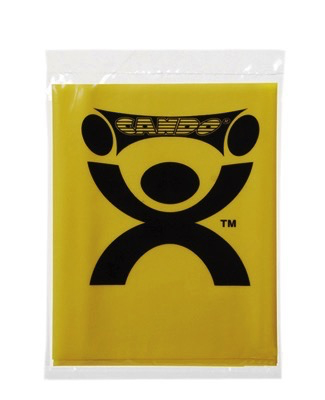 [116-648] Pre-cut exercise band - bagged - Yellow {↓}